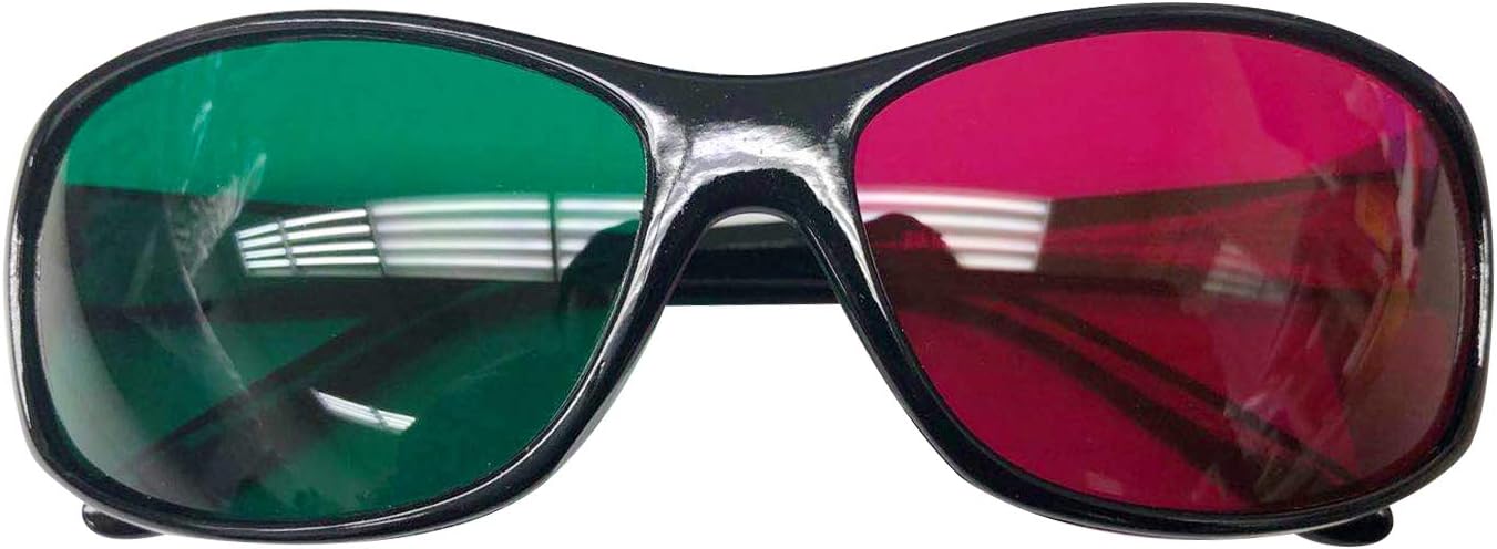 Magenta/Green 3D glasses